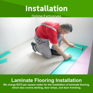 Laminate flooring installation by Bridge and Isonto