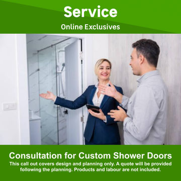 Consultation for shower doors by St Helena Traders Pty Ltd
