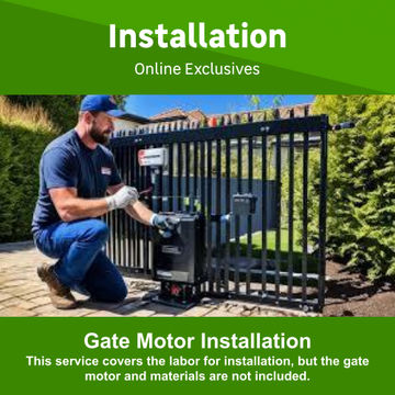 GATE MOTOR INSTALLATION BY D AND M SECURITY SYSTEMS