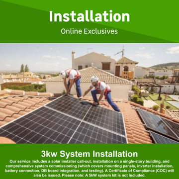 3kw system installation by TSHI