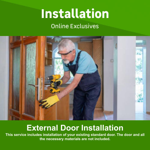 External door installation by Bluelight 3