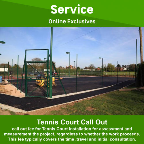 Tennis court call out fee by Bluelight Renovation