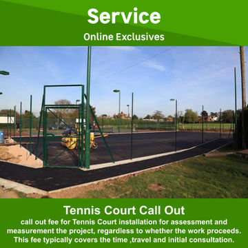 Tennis court call out fee by Bluelight Renovation