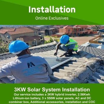 3KW Solar System Installation by Madiega Electrical Works