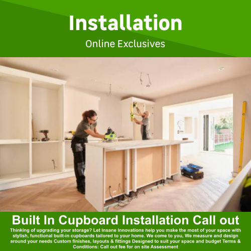 Built in Cupboard installation by Insane Innovation PTY LTD