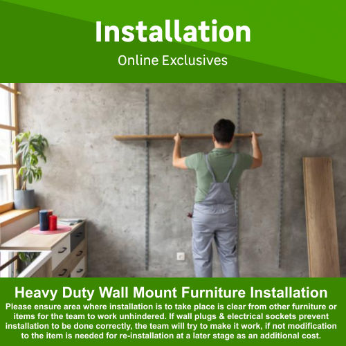 Heavy Duty Wall Mount Furniture by Aluminium Flanges