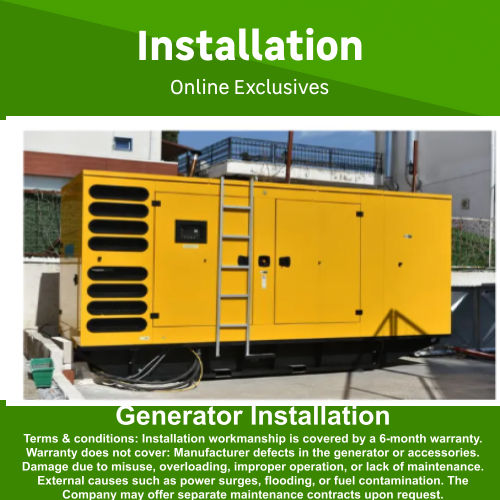 Generator installation by Kwaramba electrical contractors
