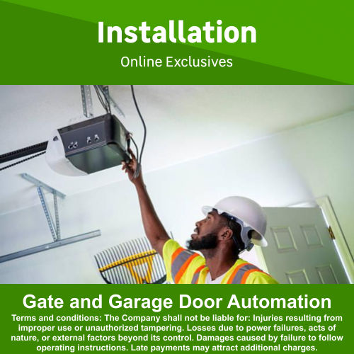 Gate and garage door automation by Kwaramba electrical contractors