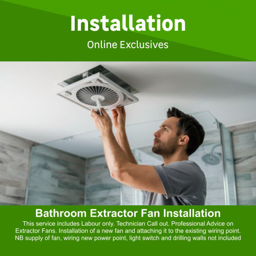 Bathroom Extractor Fan Installation by Juspropa