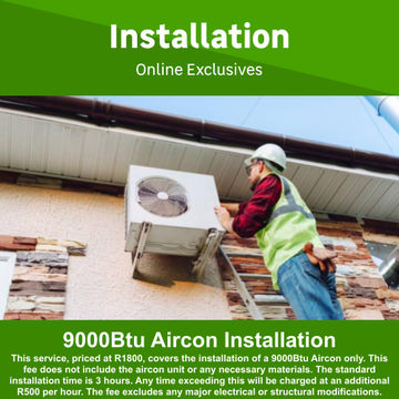9000Btu Aircon Installation By TSHI INNOVATIONS