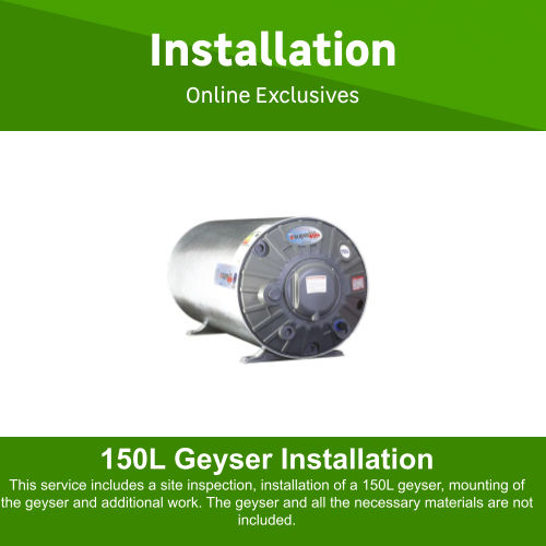 150L Geyser Installation By New Look Property