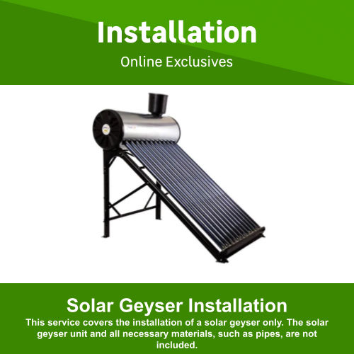Solar geyser Installation by Monyem Holdings