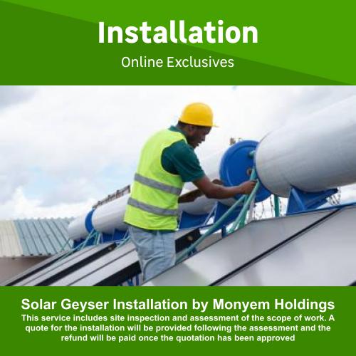 Solar geyser Installation by Monyem Holdings