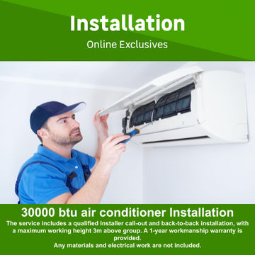 30000Btu Air conditioner installation by Tshi