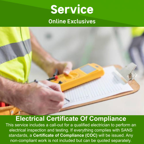 Electrical Certificate Of Compliance By Monyem Trading