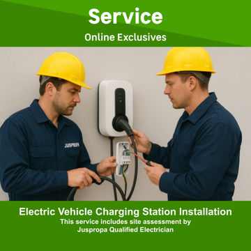 Electric Vehicle Charging Station Installation by Juspropa