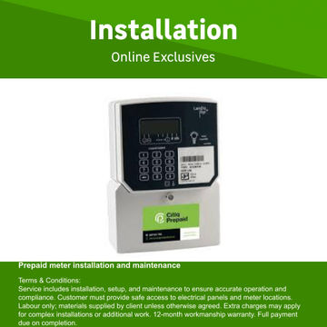 Prepaid meter installation and maintenance by MPE Engineering and Trade