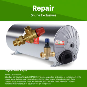 Geyser Valve Repair by MPE Engineering and Trade