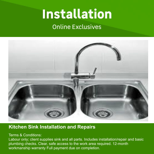 Kitchen Sink Installation and Repairs by MPE Engineering and Trade