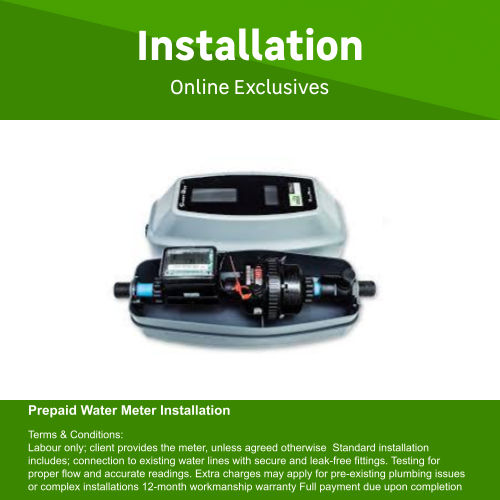 Prepaid Water Meter Installation by MPE Engineering and Trade