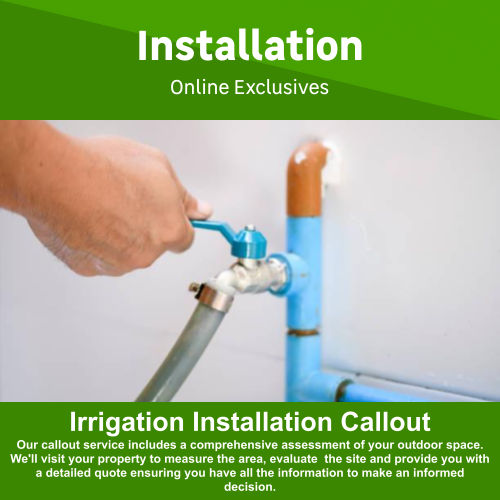 Call out for irrigation installation by Bluelight Renovation