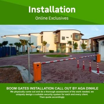 BOOM GATES INSTALLATION CALL OUT BY AGA DINHLE