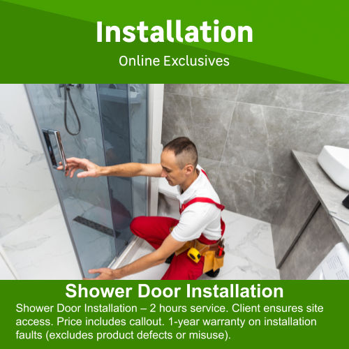 Shower Door Installation By Muett Trading