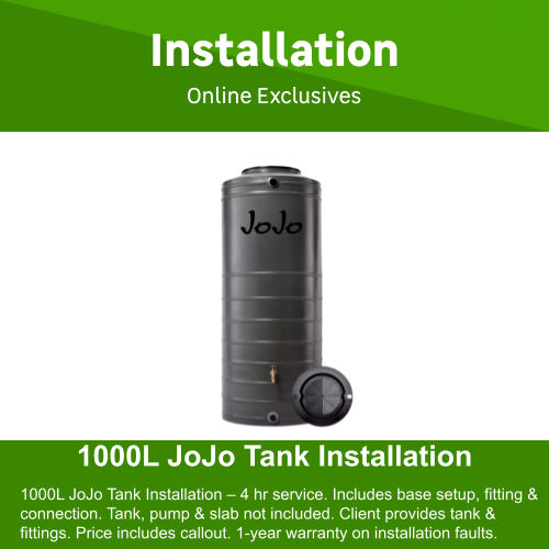 1000L JoJo Tank Installation By Muett Trading