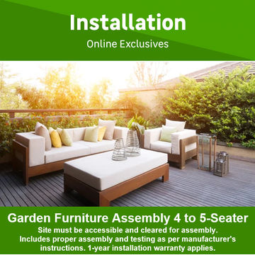 Garden Furniture Assembly 4 to 5 Seater by Whizzoh