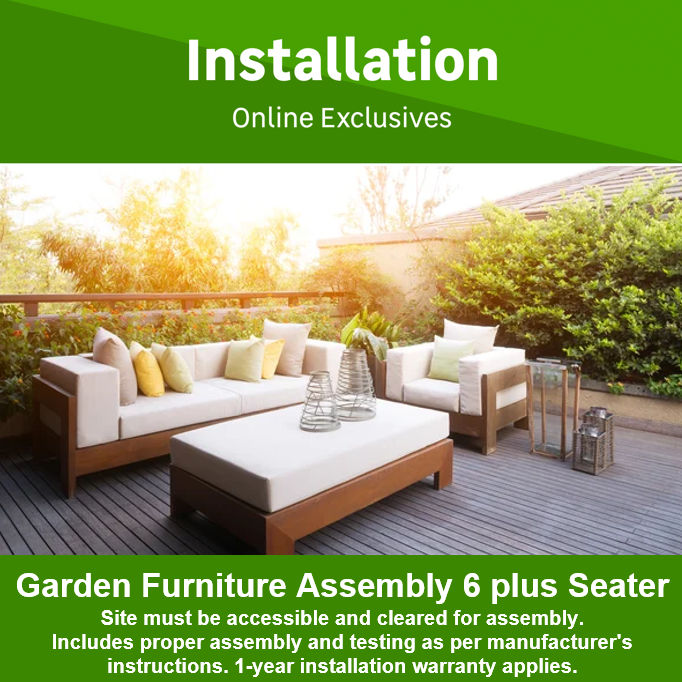 Garden Furniture Assembly 6 plus Seater by Whizzoh