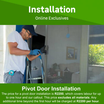 Pivot Door Installation By Freeman Tirivamwe Mapfuwa