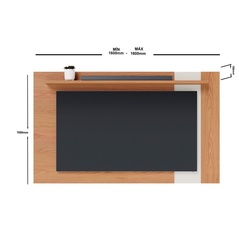 LEME EXTENSIBLE WALL MOUNTED PANEL 70