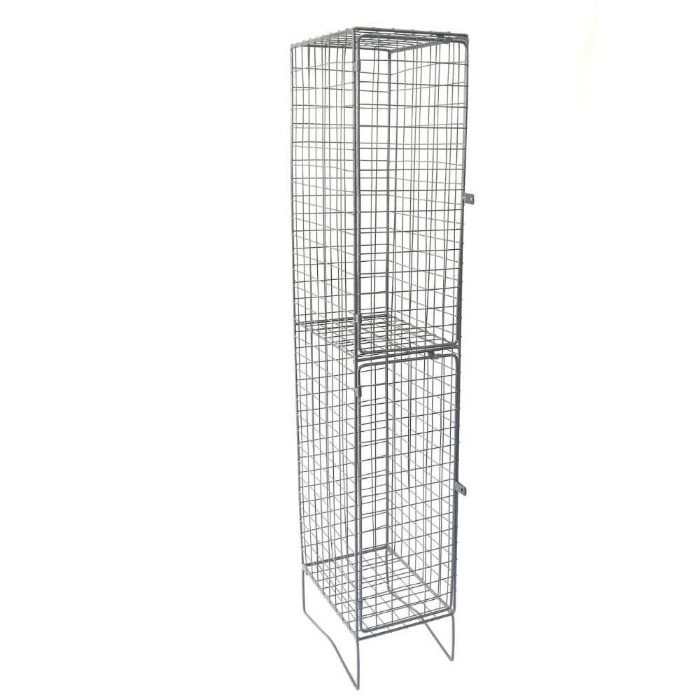 2 Door Wire Mesh Locker