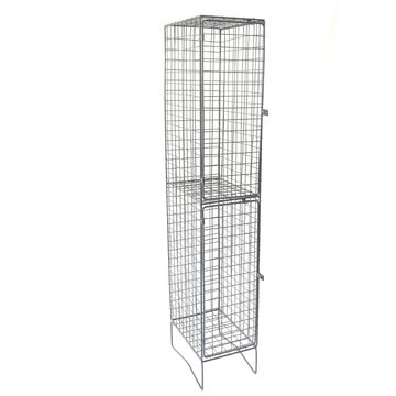2 Door Wire Mesh Locker