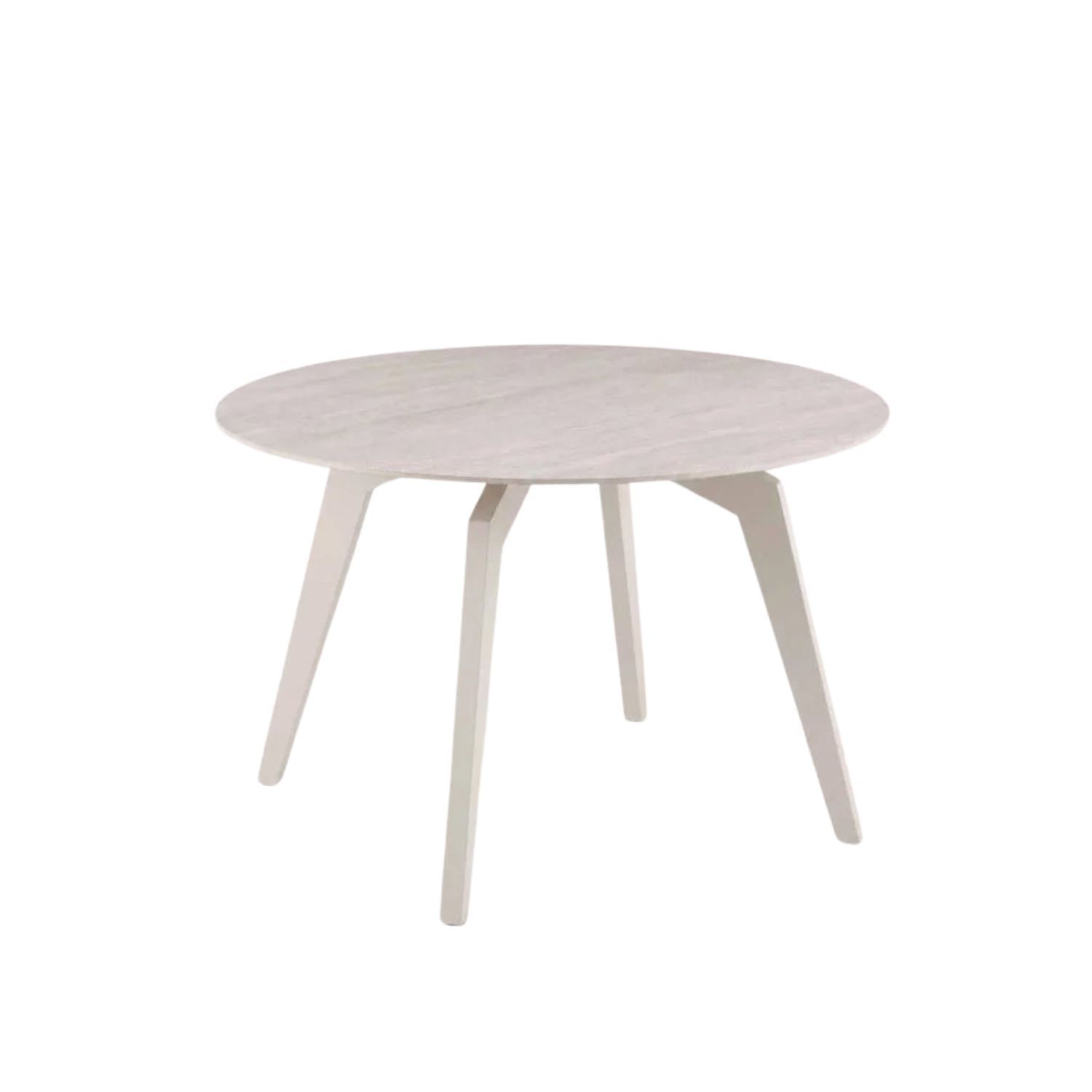 120cm Round Ceramic Stone Effect Dining Table