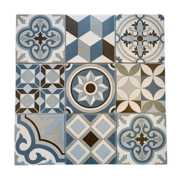 Earthstone Mykonos - Deco Tile (8 Unique Tiles - 200x200 - box of 30)