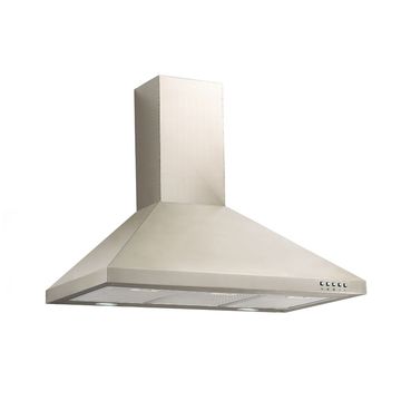 Falco 90Cm Pyramid Type S/Steel Chimney Extractor FAL-90-52S