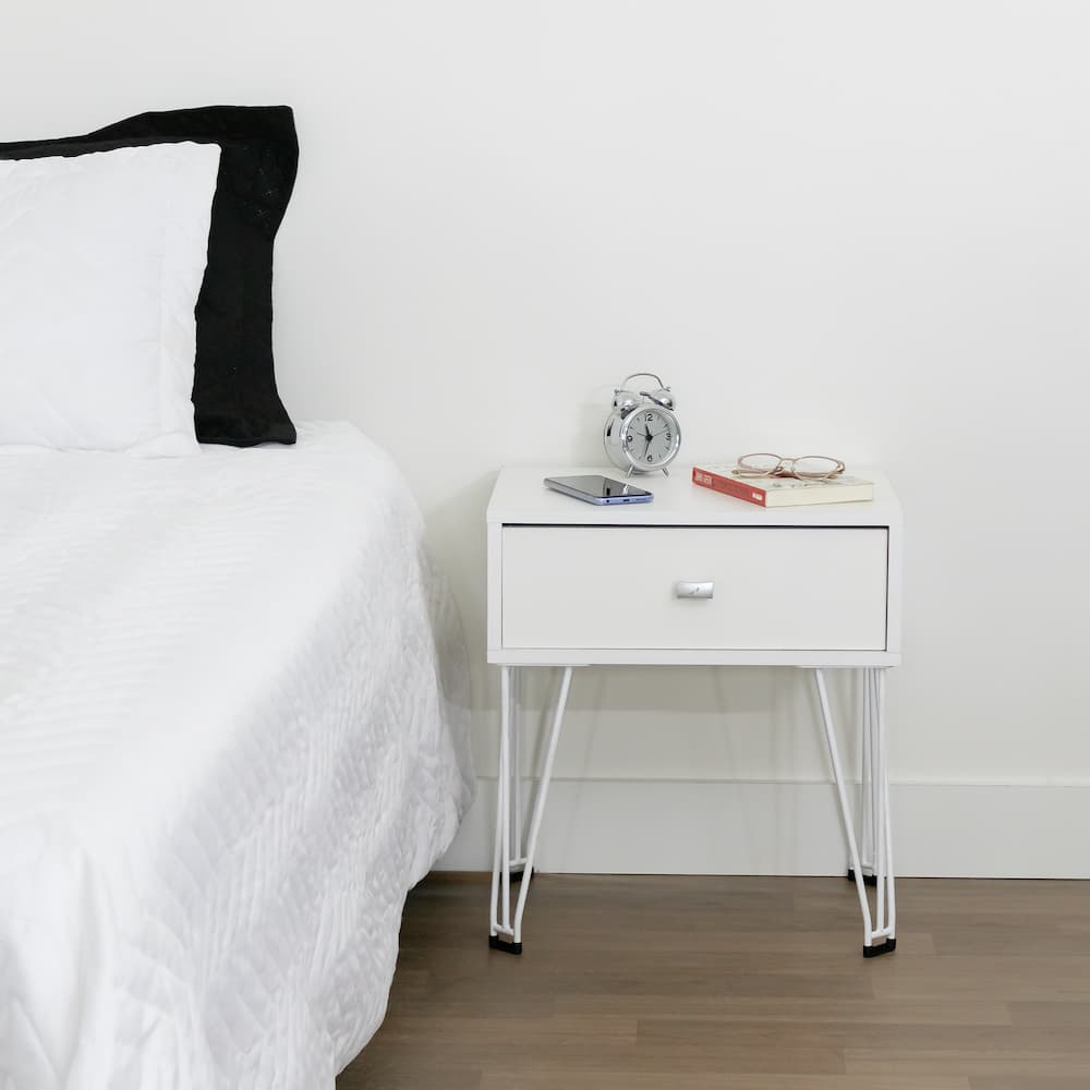 Paris Nightstand White