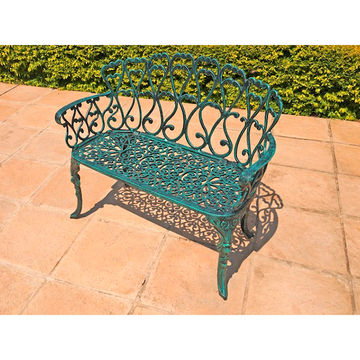 Ageless & Beautiful!  Cast Aluminium Garden Bench / Patio Bench / Outdoor Bench - Bonzai Design