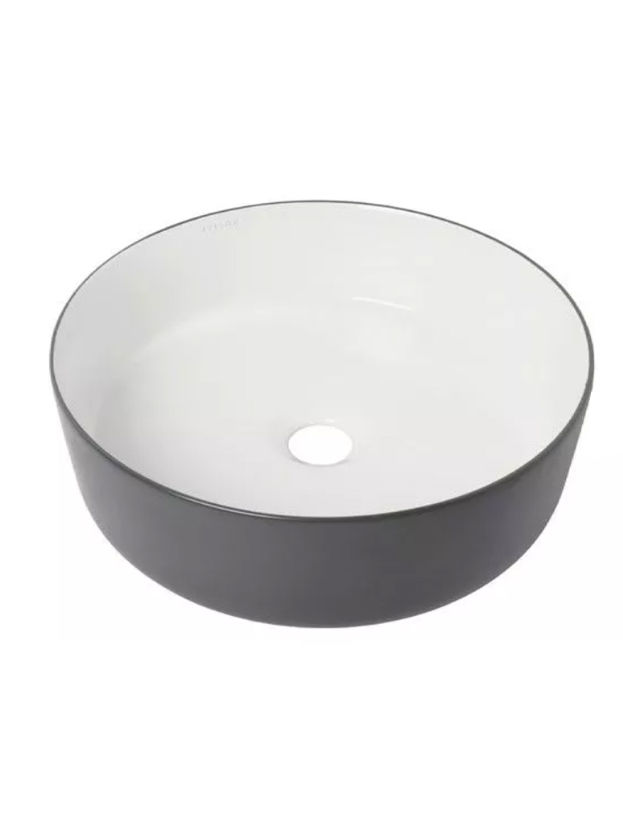 Home And Beyond Bijiou Senseulle Basin 360 x 360 x 120mm – Onyx Grey 215295