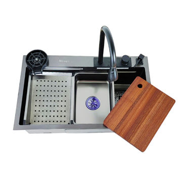 Clarina Drop In Kitchen Sink With Accessories -Silver