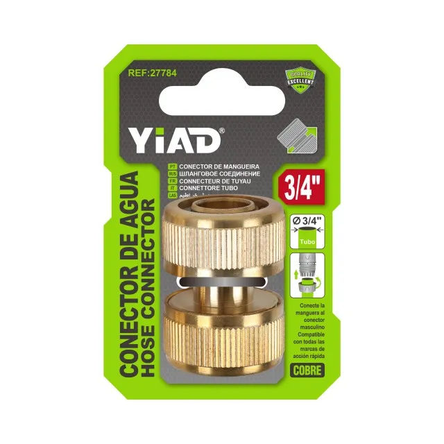 Garden Hose Connector – 1/2-Inch Quick Fit | Leak-Proof Plastic Coupler for Watering Systems