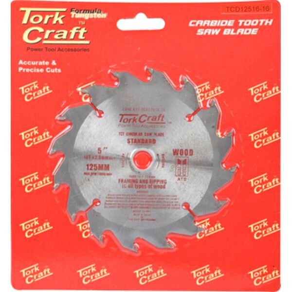 Blade Tct 125 X 16T 16/13 General Purpose Wood