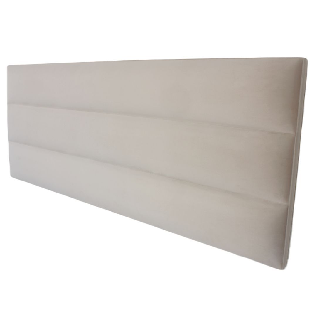 Luna Headboard Single Velvet Fog