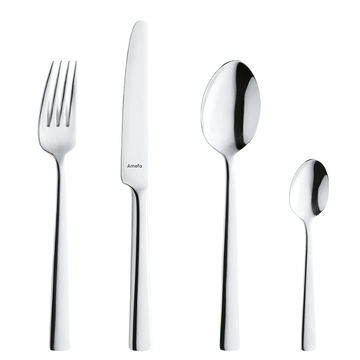 Amefa Moderno Cutlery Set Stainless Steel Set of 24