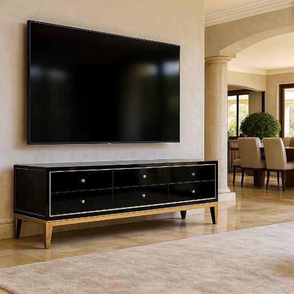 KC FURN-180cm Tenaria Tv Stand (black)