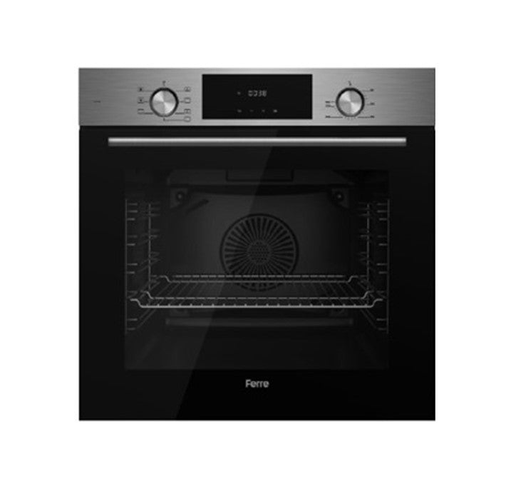 Ferre 60cm 7 Function Electric Built in Oven with White Digital Display ...