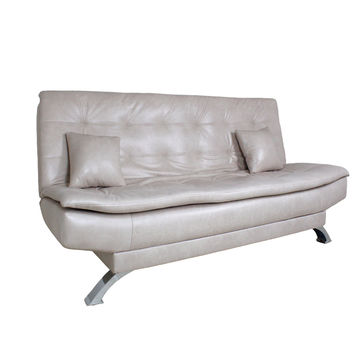 Torres Sleeper Couch - SD Polynemo (100% Polyester)-cream