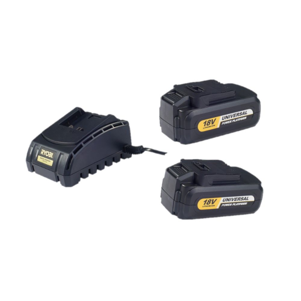 Ryobi  18V BATTERIES AND CHARGER KIT (XB3000 X2, XPP2700)