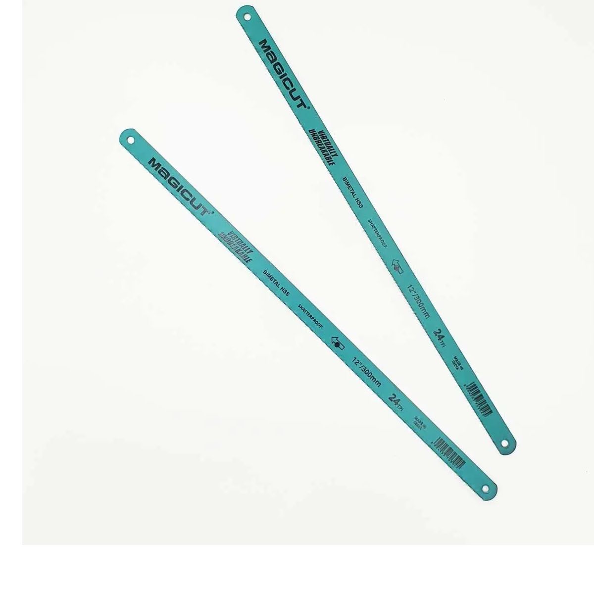 Hacksaw Blade, Shatterproof, 24 TPI, 2 Pieces (3 pack) BY WOODLY